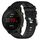 Per Xiaomi MI Watch Color 22mm Cinturino in silicone morbido a tinta unita (nero)