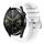Per Huawei Watch GT3 46mm 22mm Cinturino in silicone morbido a tinta unita (bianco) Per Huawei Watch GT3 46mm 22mm Cinturino in silicone morbido a tinta unita (bianco)