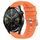 Per Huawei Watch GT3 46mm 22mm Cinturino in silicone morbido a tinta unita (arancione) Per Huawei Watch GT3 46mm 22mm Cinturino in silicone morbido a tinta unita (arancione)