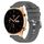 For Honor Watch GS 3 22mm Cinturino in silicone morbido a tinta unita (grigio scuro) For Honor Watch GS 3 22mm Cinturino in silicone morbido a tinta unita (grigio scuro)