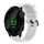 Per Garmin Forerunner 55 20mm cinturino in silicone morbido a tinta unita (bianco) Per Garmin Forerunner 55 20mm cinturino in silicone morbido a tinta unita (bianco)