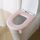 Sedile WC lavabile impermeabile ispessito per uso domestico, colore: rosa