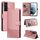 Per Samsung Galaxy S22 5G GQUTROBE Custodia per telefono in pelle magnetica con sensazione di pelle (oro rosa) Per Samsung Galaxy S22 5G GQUTROBE Custodia per telefono in pelle magnetica con sensazione di pelle (oro rosa)