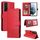 Per Samsung Galaxy S22 5G GQUTROBE Custodia per telefono in pelle magnetica con sensazione di pelle (rossa) Per Samsung Galaxy S22 5G GQUTROBE Custodia per telefono in pelle magnetica con sensazione di pelle (rossa)