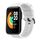 Per Xiaomi MI Watch Sport 22mm Cinturino in silicone morbido a tinta unita (bianco) Per Xiaomi MI Watch Sport 22mm Cinturino in silicone morbido a tinta unita (bianco)