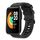 Per Xiaomi MI Watch Sport 22mm Cinturino in silicone morbido a tinta unita (nero)
