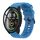 Per Xiaomi MI Watch Color 22mm Cinturino in silicone morbido a tinta unita (blu)
