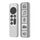 Telecomando in silicone Custodia protettiva antiscivolo impermeabile per Apple TV 4K 2021 (grigio bianco) Telecomando in silicone Custodia protettiva antiscivolo impermeabile per Apple TV 4K 2021 (grigio bianco)