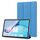 Per Huawei MatePad Pro 11 2022 Custodia per tablet in pelle con texture in seta con supporto pieghevole a tre (azzurro) Per Huawei MatePad Pro 11 2022 Custodia per tablet in pelle con texture in seta con supporto pieghevole a tre (azzurro)