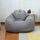 Fodera in tessuto per sedia a sacco per divano pigro, dimensioni: 90x110 cm (grigio scuro) Fodera in tessuto per sedia a sacco per divano pigro, dimensioni: 90x110 cm (grigio scuro)