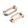 Per Xiaomi Mi Band 7 / 7 Custodia protettiva per orologio con cornice in metallo NFC (oro rosa) Per Xiaomi Mi Band 7 / 7 Custodia protettiva per orologio con cornice in metallo NFC (oro rosa)