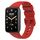 Per cinturino in pelle Xiaomi Mi Band 7 Pro Litchi Texture (rosso)