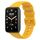 Per cinturino in pelle Xiaomi Mi Band 7 Pro Litchi Texture (giallo)