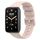 Per Xiaomi Mi Band 7 Pro Cinturino in pelle con trama litchi (rosa)
