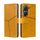 Per Asus Zenfone 9 Custodia per telefono in pelle con cuciture geometriche (gialla) Per Asus Zenfone 9 Custodia per telefono in pelle con cuciture geometriche (gialla)