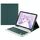 Custodia in pelle con tastiera Bluetooth Square Cap con slot per penna per Samsung Galaxy Tab S7 (verde scuro) Custodia in pelle con tastiera Bluetooth Square Cap con slot per penna per Samsung Galaxy Tab S7 (verde scuro)