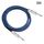 TC048BL Cavo audio mono per chitarra elettrica da maschio a maschio da 6,35 mm, lunghezza: 3 m TC048BL Cavo audio mono per chitarra elettrica da maschio a maschio da 6,35 mm, lunghezza: 3 m