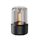 Diffusore di aromi a lume di candela simulato da 120 ml USB Umidificatore a luce notturna per atmosfera domestica (nero)