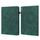 Per Nokia T10 Custodia per tablet in pelle con motivo pavone in rilievo (verde) Per Nokia T10 Custodia per tablet in pelle con motivo pavone in rilievo (verde)