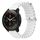 Per Xiaomi MI Watch S1 Pro 22mm Cinturino in silicone a tinta unita stile oceano (bianco) Per Xiaomi MI Watch S1 Pro 22mm Cinturino in silicone a tinta unita stile oceano (bianco)