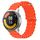 Per Xiaomi MI Watch Color 2 22mm Cinturino in silicone a tinta unita stile oceano (arancione) Per Xiaomi MI Watch Color 2 22mm Cinturino in silicone a tinta unita stile oceano (arancione)
