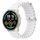 Per Xiaomi MI Watch Sport 22mm Cinturino in silicone a tinta unita stile oceano (bianco) Per Xiaomi MI Watch Sport 22mm Cinturino in silicone a tinta unita stile oceano (bianco)
