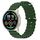 Per Xiaomi MI Watch Sport 22mm Cinturino in silicone a tinta unita stile oceano (verde militare) Per Xiaomi MI Watch Sport 22mm Cinturino in silicone a tinta unita stile oceano (verde militare)