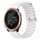 Per Garmin Forerunner 645 Music 20mm Cinturino in silicone a tinta unita stile oceano (bianco) Per Garmin Forerunner 645 Music 20mm Cinturino in silicone a tinta unita stile oceano (bianco)