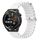 Per Huawei Watch GT Runner 22mm Cinturino in silicone a tinta unita stile oceano (bianco) Per Huawei Watch GT Runner 22mm Cinturino in silicone a tinta unita stile oceano (bianco)