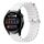 Per Huawei Watch 3 22mm Cinturino in silicone a tinta unita stile oceano (bianco) Per Huawei Watch 3 22mm Cinturino in silicone a tinta unita stile oceano (bianco)