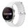 Per Huawei Watch 3 Pro 22mm Cinturino in silicone a tinta unita stile oceano (bianco) Per Huawei Watch 3 Pro 22mm Cinturino in silicone a tinta unita stile oceano (bianco)