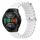 Per Huawei Watch GT 2E 22mm Cinturino in silicone a tinta unita stile oceano (bianco) Per Huawei Watch GT 2E 22mm Cinturino in silicone a tinta unita stile oceano (bianco)