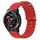 Cinturino per orologio For Honor Watch GS Pro 22 mm in silicone a tinta unita stile oceano (rosso) Cinturino per orologio For Honor Watch GS Pro 22 mm in silicone a tinta unita stile oceano (rosso)