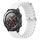 Per Huawei Watch 2 20mm Cinturino in silicone a tinta unita stile oceano (bianco) Per Huawei Watch 2 20mm Cinturino in silicone a tinta unita stile oceano (bianco)