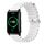 Cinturino per orologio For Honor Watch ES 20 mm in silicone a tinta unita stile oceano (bianco) Cinturino per orologio For Honor Watch ES 20 mm in silicone a tinta unita stile oceano (bianco)