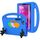 Per Lenovo Tab K10 Love Small Palm Holder Custodia per tablet EVA (blu)
