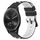 Per Garmin Vivomove Sport 20mm Cinturino in silicone poroso bicolore (nero + bianco) Per Garmin Vivomove Sport 20mm Cinturino in silicone poroso bicolore (nero + bianco)