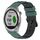 Per Garmin Approach S40 20mm Cinturino in silicone poroso bicolore (verde oliva + nero) Per Garmin Approach S40 20mm Cinturino in silicone poroso bicolore (verde oliva + nero)