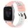 Per Garmin Venu SQ 20mm Cinturino in silicone poroso bicolore (rosa + bianco) Per Garmin Venu SQ 20mm Cinturino in silicone poroso bicolore (rosa + bianco)