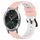 Per Garminmove Luxe 20mm Cinturino in silicone poroso bicolore (rosa + bianco) Per Garminmove Luxe 20mm Cinturino in silicone poroso bicolore (rosa + bianco)
