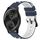 Per Garmin Garminmove Style 20mm Cinturino in silicone poroso bicolore (blu notte + bianco) Per Garmin Garminmove Style 20mm Cinturino in silicone poroso bicolore (blu notte + bianco)