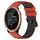 Per Garmin Forerunner 645 Music 20mm Cinturino in silicone poroso bicolore (rosso + nero) Per Garmin Forerunner 645 Music 20mm Cinturino in silicone poroso bicolore (rosso + nero)