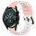Per Huawei Watch GT2 42mm 20mm Cinturino in silicone poroso bicolore (rosa + bianco) Per Huawei Watch GT2 42mm 20mm Cinturino in silicone poroso bicolore (rosa + bianco)