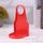 Gadget pieghevole per dispenser di sapone, portabicchieri, raccogligocce per detersivo per bucato (rosso)