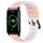 Cinturino per orologio in silicone poroso bicolore For Honor Watch ES 20 mm (rosa + bianco) Cinturino per orologio in silicone poroso bicolore For Honor Watch ES 20 mm (rosa + bianco)