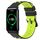 Cinturino per orologio in silicone poroso a due colori For Honor Watch ES 20 mm (nero + verde lime) Cinturino per orologio in silicone poroso a due colori For Honor Watch ES 20 mm (nero + verde lime)