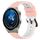 Per Huawei Watch GT3 Pro 46mm 22mm Cinturino in silicone poroso bicolore (rosa + bianco) Per Huawei Watch GT3 Pro 46mm 22mm Cinturino in silicone poroso bicolore (rosa + bianco)