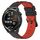 Per Huawei Watch GT Runner 22mm Cinturino in silicone poroso bicolore (nero + rosso) Per Huawei Watch GT Runner 22mm Cinturino in silicone poroso bicolore (nero + rosso)