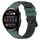 Per Huawei Watch 3 Cinturino in silicone poroso bicolore da 22 mm (verde oliva + nero) Per Huawei Watch 3 Cinturino in silicone poroso bicolore da 22 mm (verde oliva + nero)