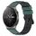 Per Huawei GT2 Pro 22mm Cinturino in silicone poroso bicolore (verde oliva + nero) Per Huawei GT2 Pro 22mm Cinturino in silicone poroso bicolore (verde oliva + nero)